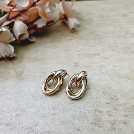 Golden Hoop Earrings