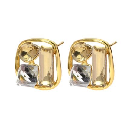 Crystal Stone Earring