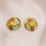 multicolor-enamel-stud-earrings