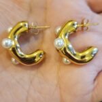 Golden Plated Minimal Earrings